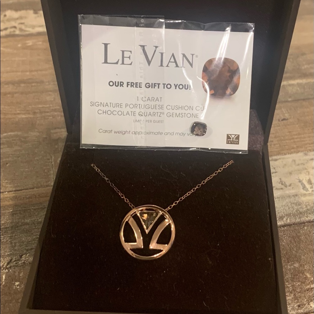 Levian Chocolate Quartz Pendant